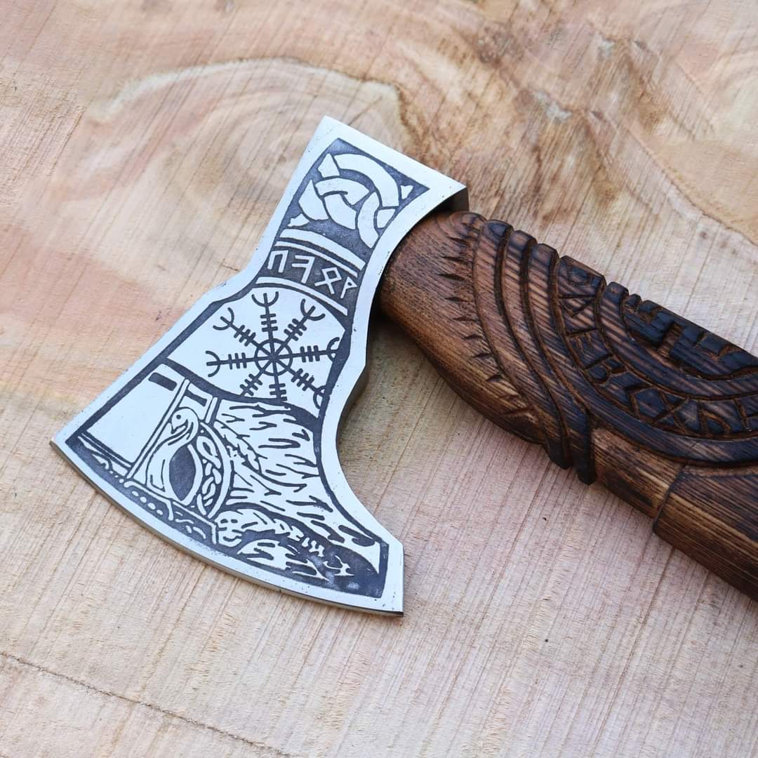 HandForged Hunting  Viking Axe