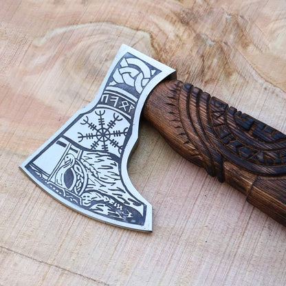 HandForged Hunting  Viking Axe