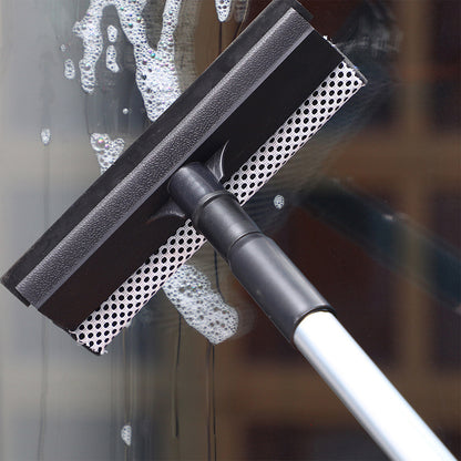 Telescopic Window Cleaner Extendable Squeegee Scrubber