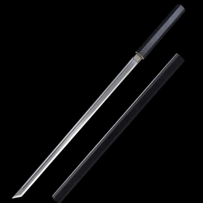 36 inches Japanese Katana Real Sword - Black Ninjato Sword - 1060 Steel Samurai