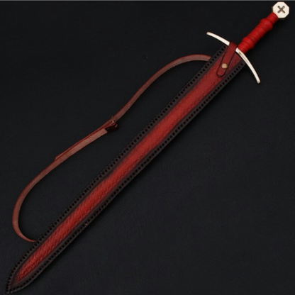 Quest For Fire Knights of Templar Damascus Steel Medieval Arming Sworpng