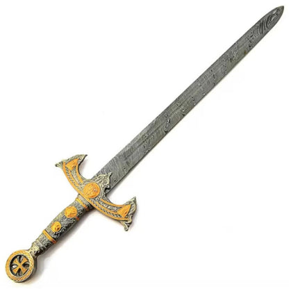 36 Handmade High Carbon Steel Viking Bearded Sword