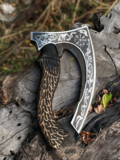 12 Handmade Viking Pizza Axe Cutter