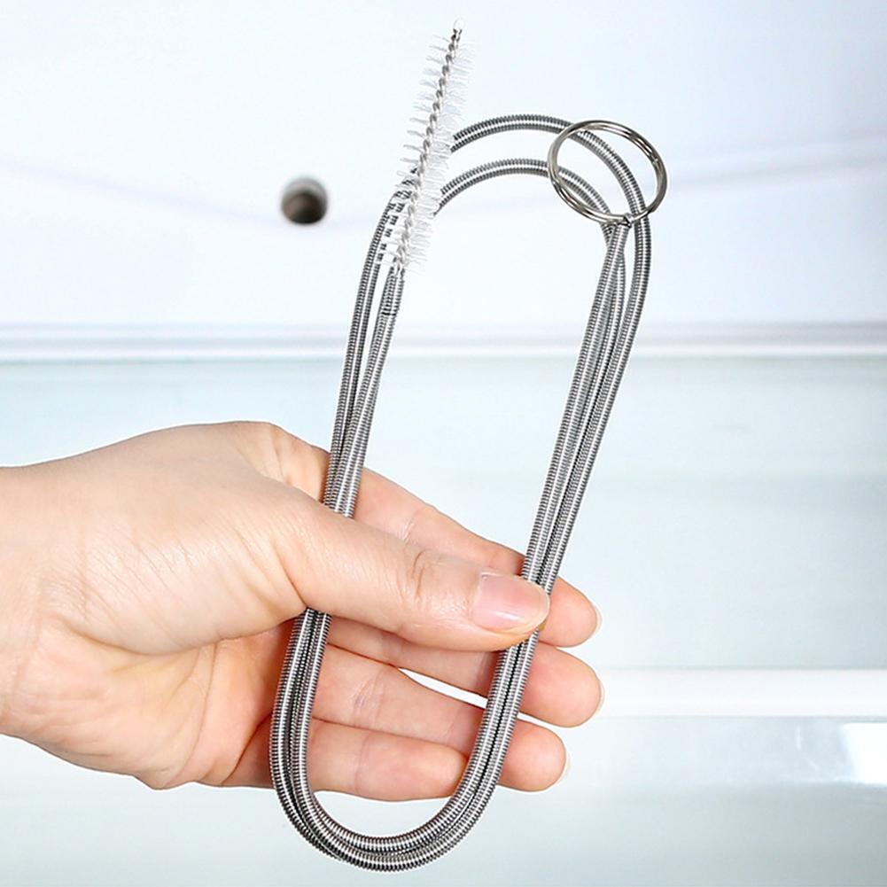 Long Straw Cleaning Brush For Sink & Car Drains