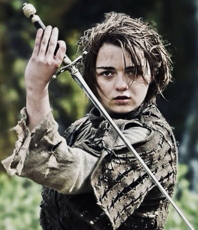 Handmade Game of Thrones Arya Stark Needle Replica Sword Long Sword With Cover