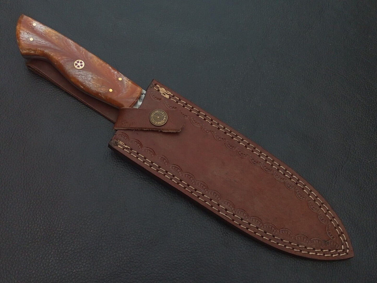 Buy Now 12 Damascus Steel Hunting Knife