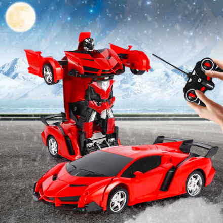 2-in-1 Remote Control Transforming Robot Car