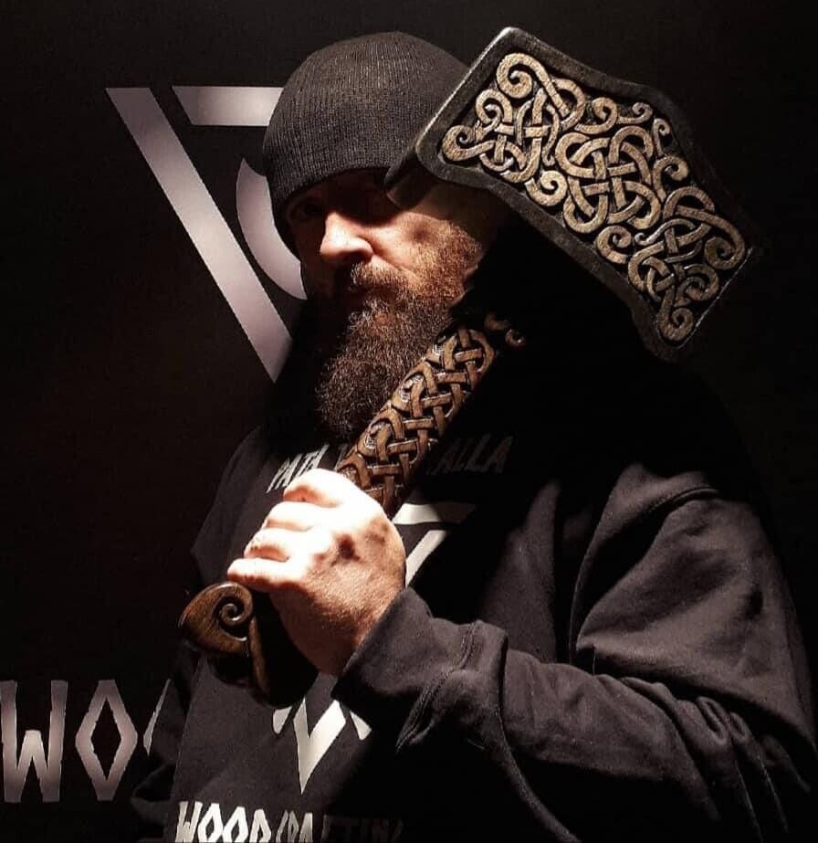 Buy a Handmade Rosewood Viking Hammer