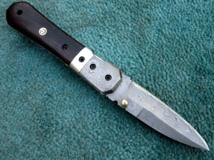 8 Damascus Steel Knife with Rosewood Handle