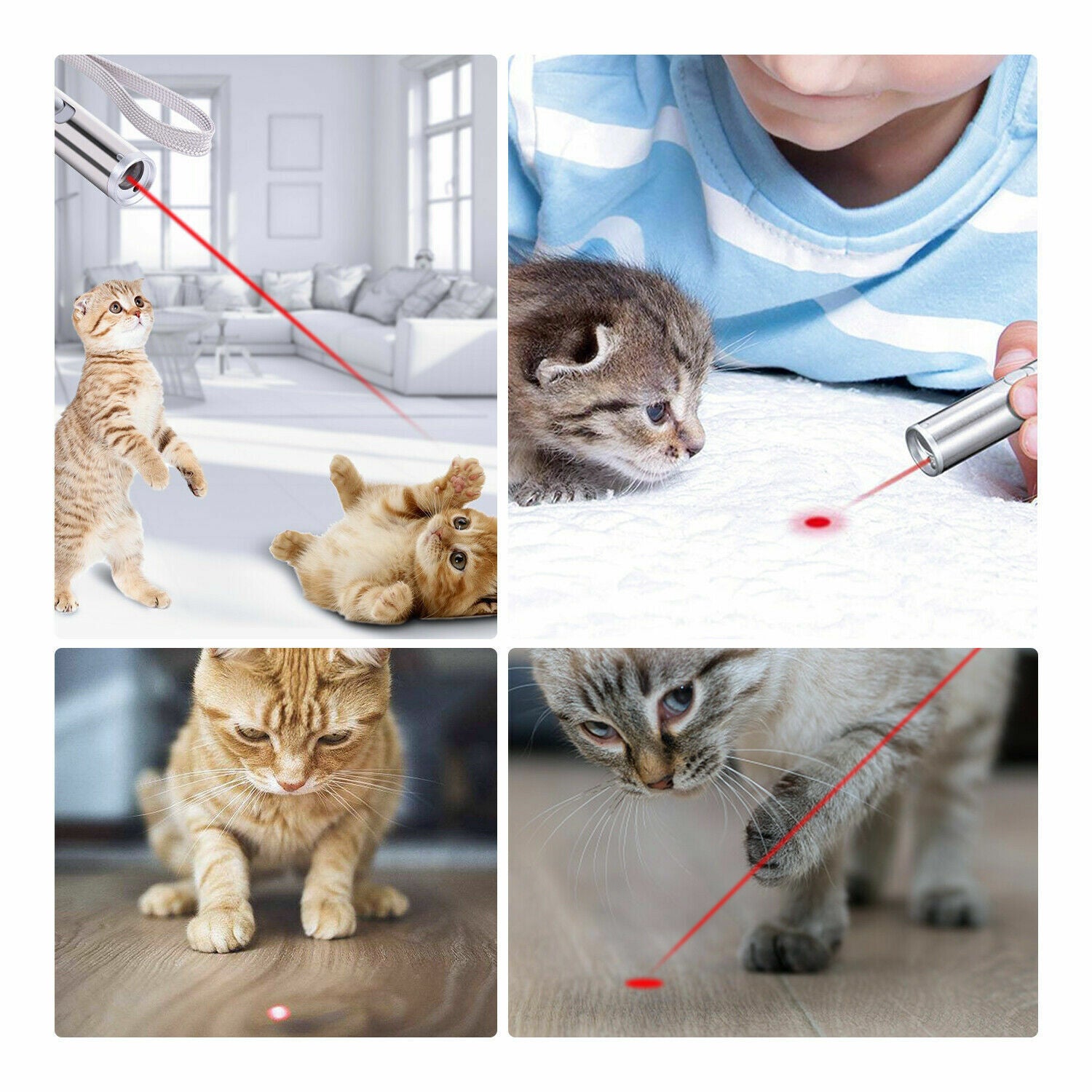 USB Rechargeable 3-in-1 Laser Pointer Pen 5