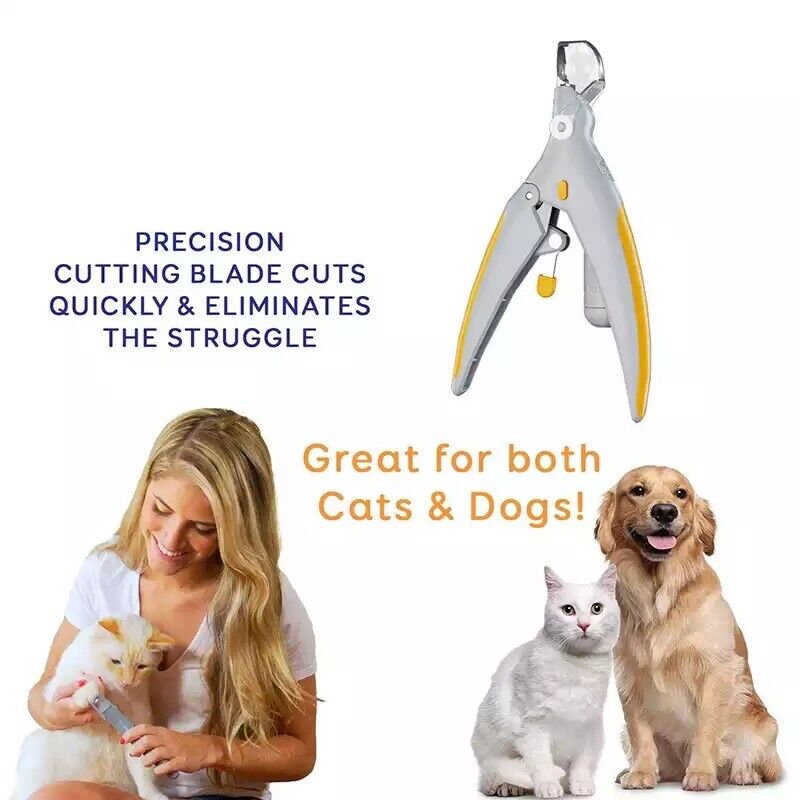Pet Nail Clippers LED Light Trimmer 7