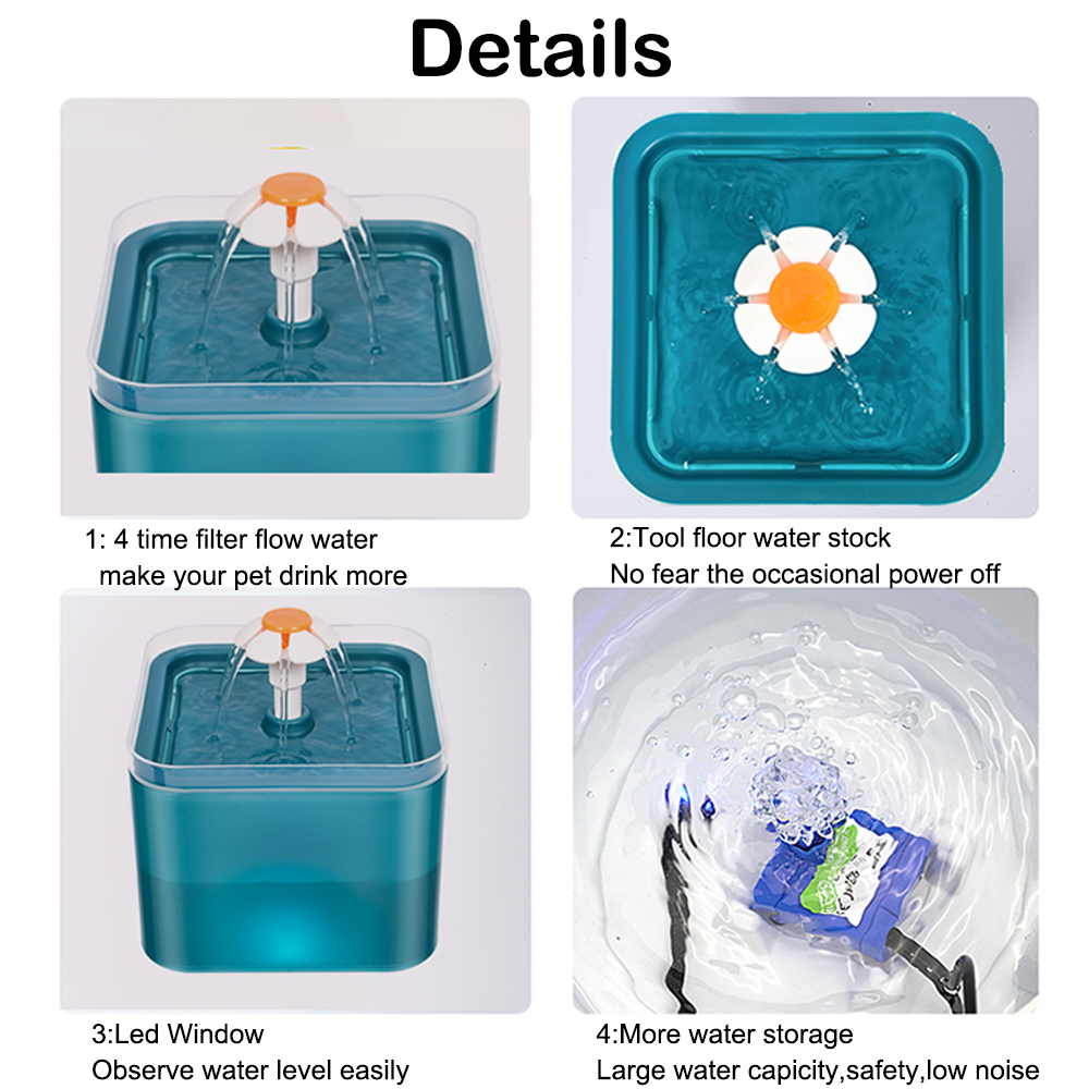 Automatic Pet Water Fountain | Dogs & Cats 4
