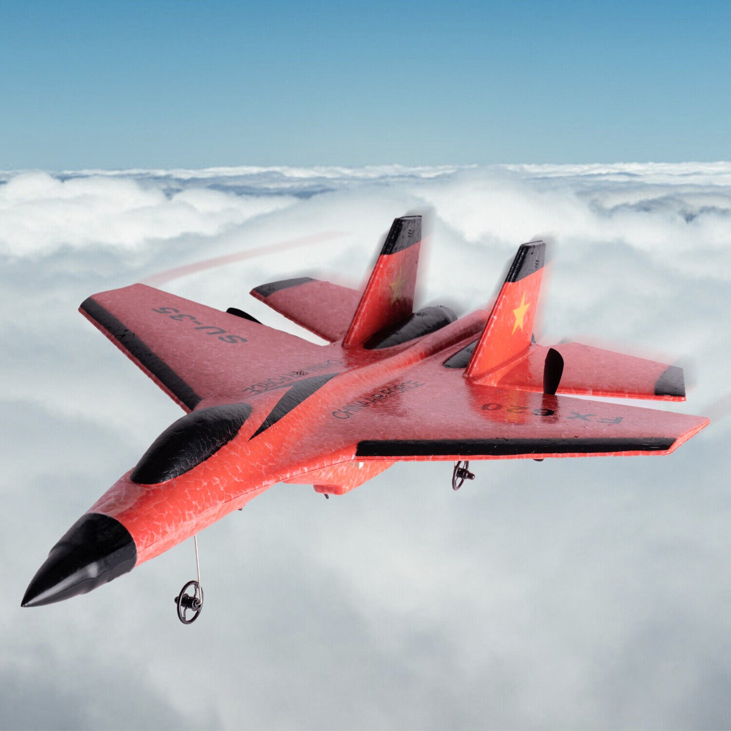 Remote Control Glider Plane Toy Red