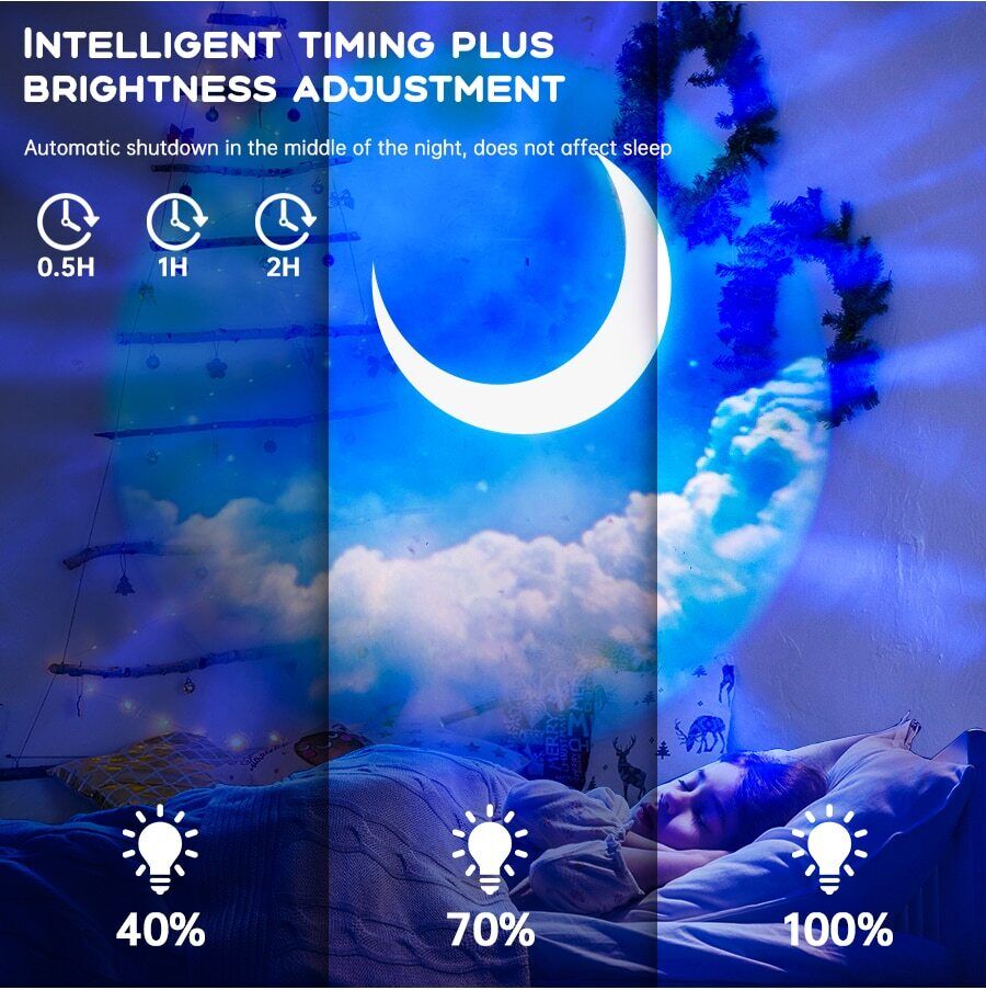 Astronaut Star Projector Night Light Remote 3