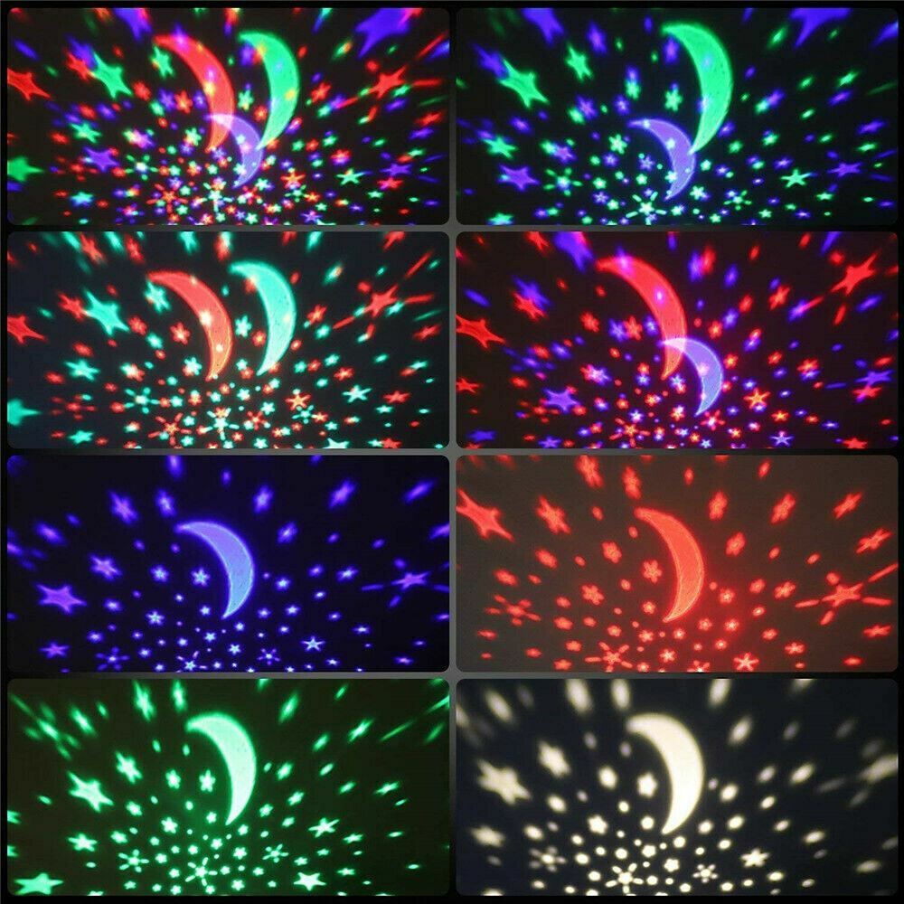 Rotating Starry Sky Projector Night Light 2