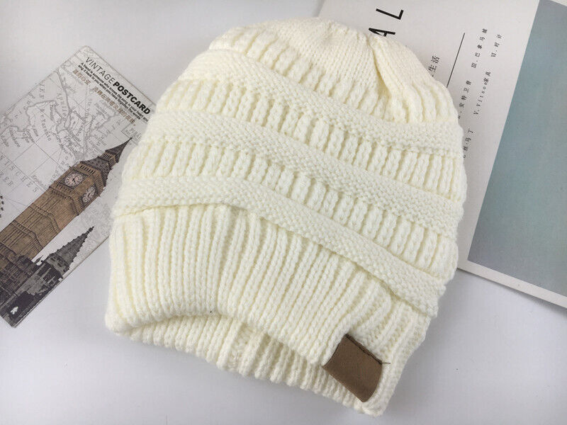 Knit Slouchy Beanie Winter Hat Unisex