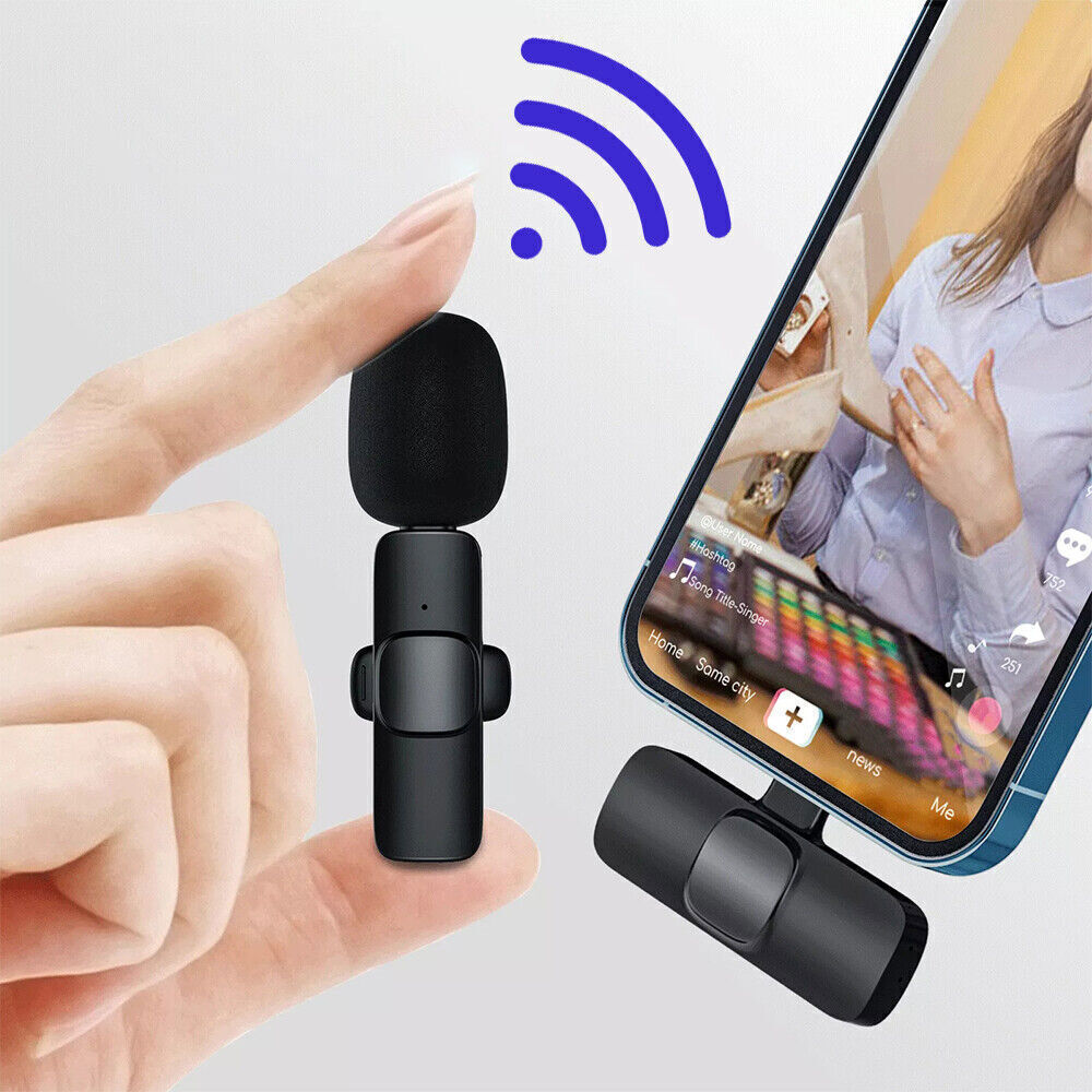 Wireless Lavalier Microphone for Android and iPhone
