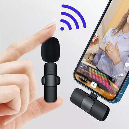 Wireless Lavalier Microphone for Android and iPhone