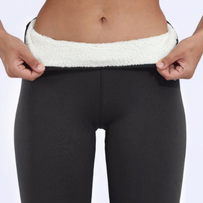 High WaistOutdoor WearPajamasSki SuitThickenTightsVelvetWarm LeggingsWinter PantsWool Blend