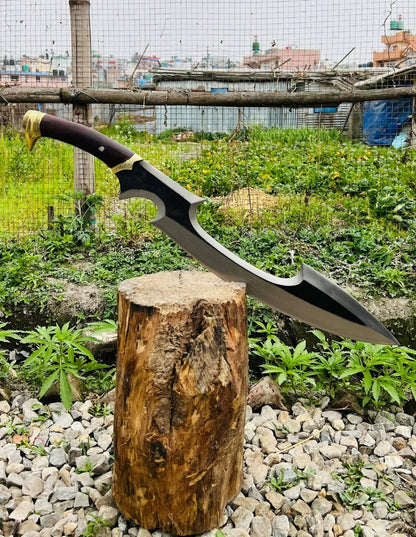 EGKH-20 inches Blade Hand forged Modern Kopis Sword-5160 leaf spring of truck- Balance water tempered-Sharpen-Functional