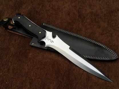 Jack Krauser Knife Personalized Custom Handmade Spring Steel, Bowie Knife, Replica , Tactical Knife, Birthday Gift for h