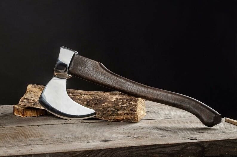 CUSTOM HANDMADE HIGH CARBON STEEL HATCHET TOMAHAWK HUNTING AXE