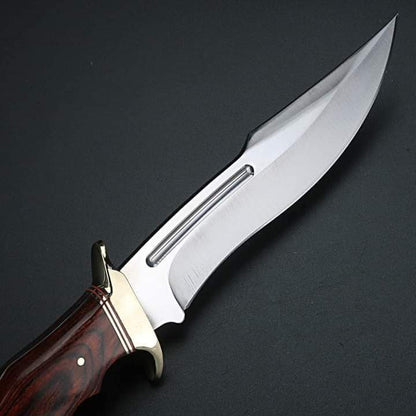 "Stainless-steel-Knife"Hunting-knife-with sheath"fixed-blade-Camping-knife, Bowie-knife, Handmade-Knives, Gifts-For-Men.