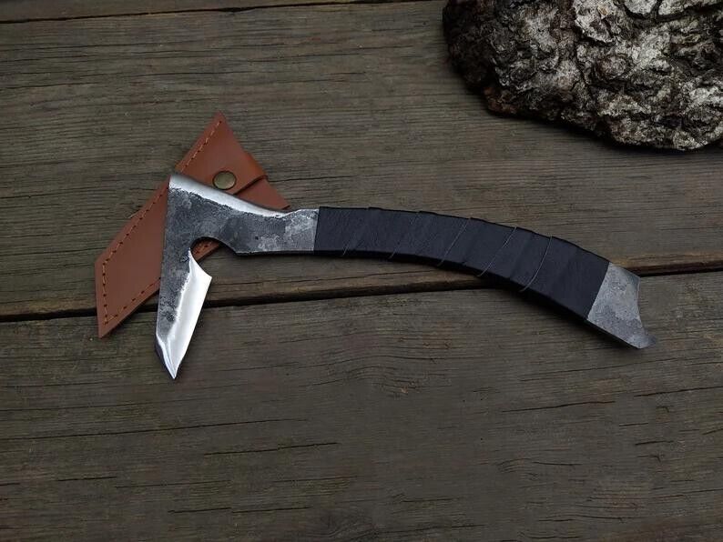 Premium 52100 Steel Throwing Axe | 10.6 Precision Balanced Axe | Razor Sharp Blade | Lightweight Outdoor Throwing