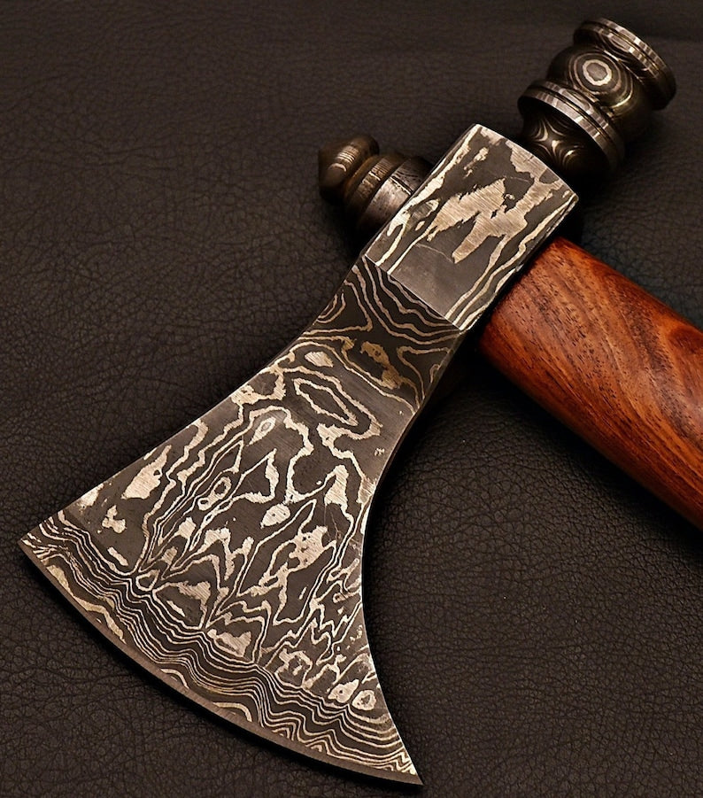 Handmade Damascus Steel Tomahawk