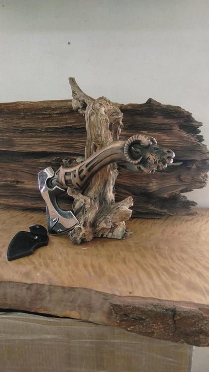 Viking Ram Axe Throwing Hatchet