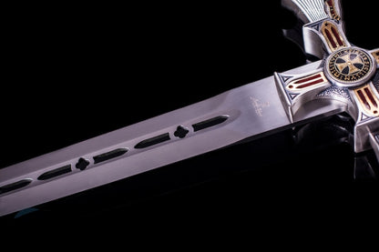 Damascened Templar Sword  Marto