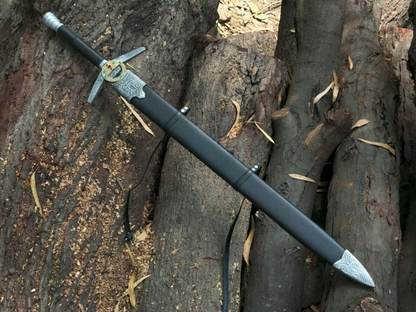 GeraltsSteelSagaUSAVANGUARDLimitedEditionSwordReplicaLegendarySilverSwordWitcher3Sword