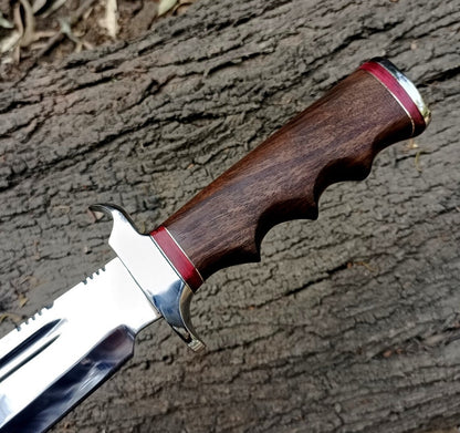 High Carbon Steel Outdoor Camping Bushcraft Knife