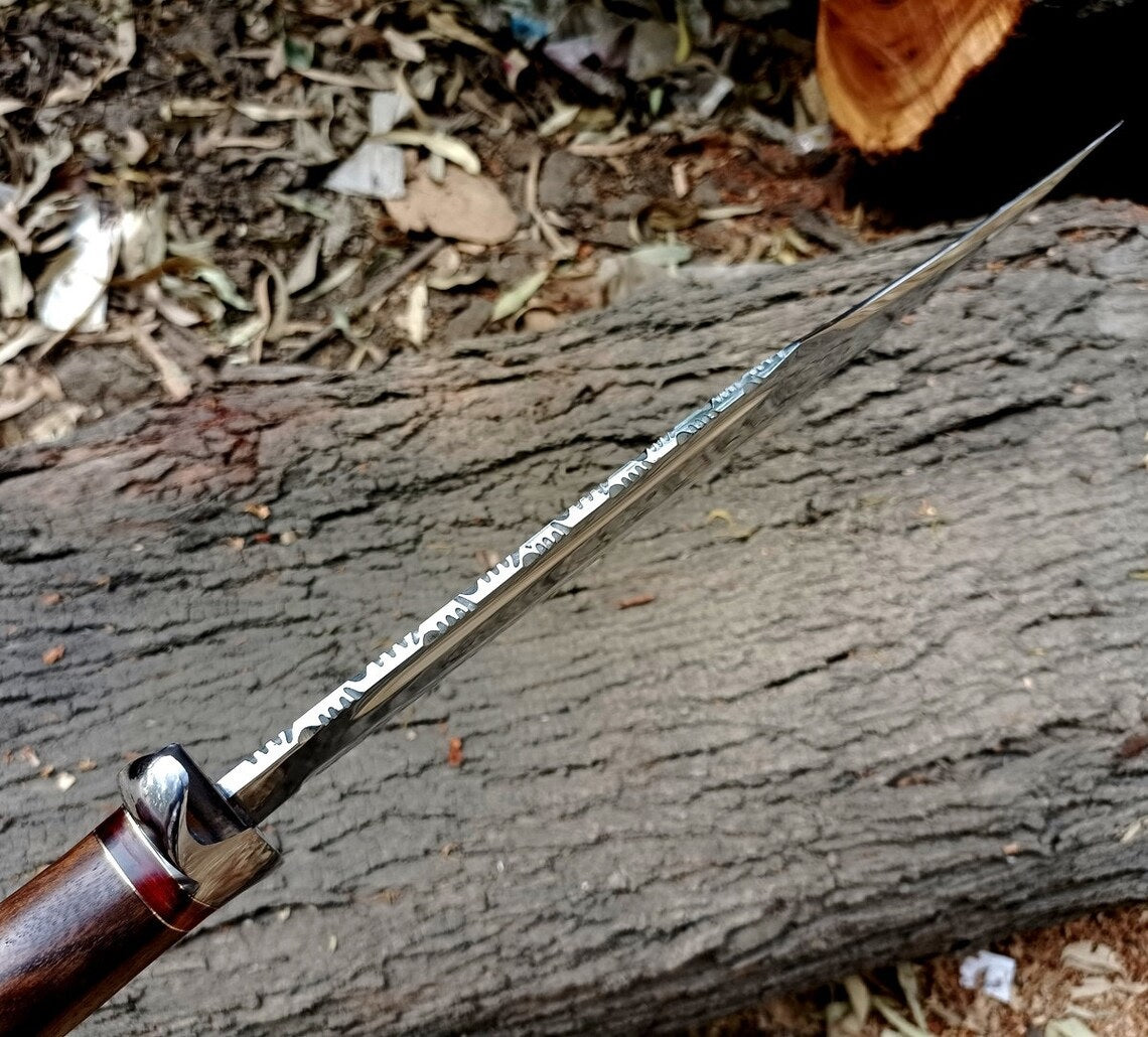 High Carbon Steel Outdoor Camping Bushcraft Knife