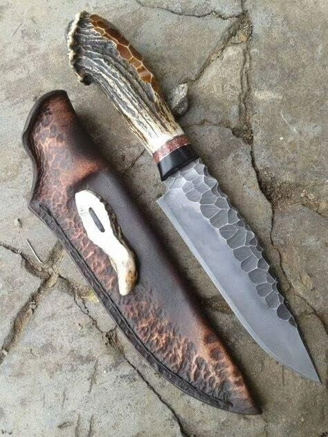 J2 Steel Hunting Knife with Hammer