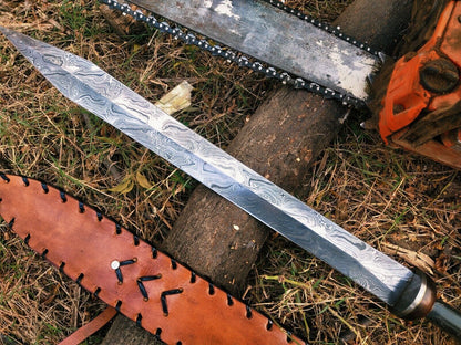 Gladius Triumph Handmade Damascus Steel Sword 1jpg