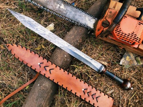 Gladius Triumph Handmade Damascus Steel Sword 6jpg