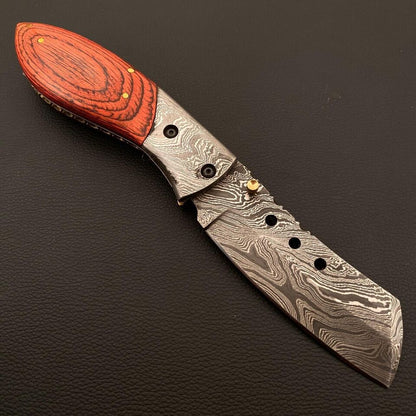 Buy Now HandForged Damascus Steel Pocket Knife