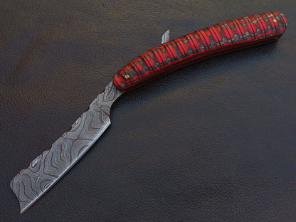 Buy Handmade Damascus Razor Knife near me