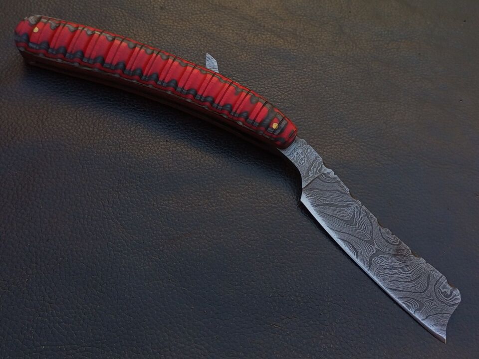 Buy Handmade Damascus Razor Knife near me