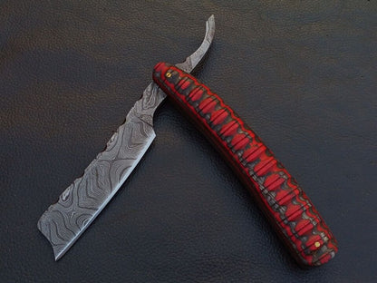 Buy Handmade Damascus Razor Knife near me