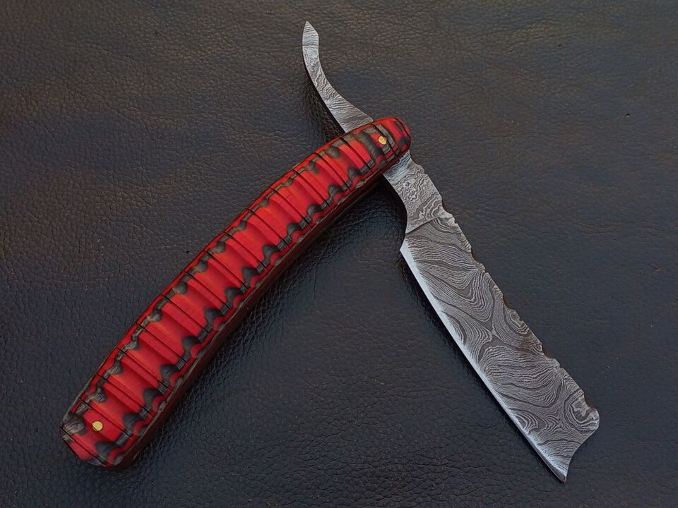 Buy Handmade Damascus Razor Knife near me