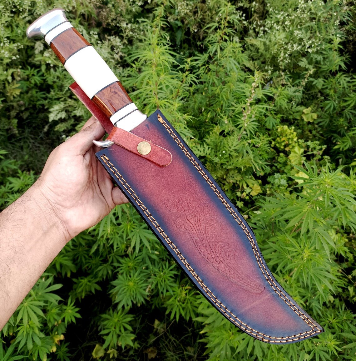 Handcrafted J2 steel Hunting Knife near me