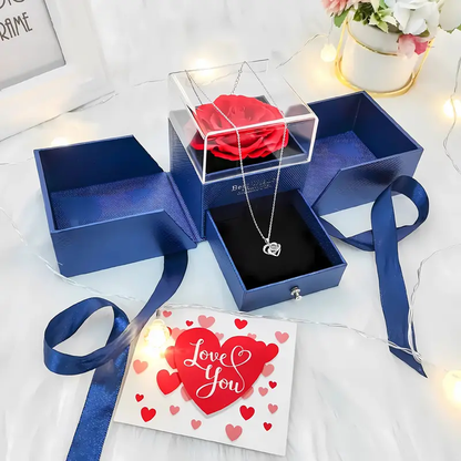 Rose Gifts For Mom Her Girlfriend Women With I Love You Necklace In 100 Languages (10).png