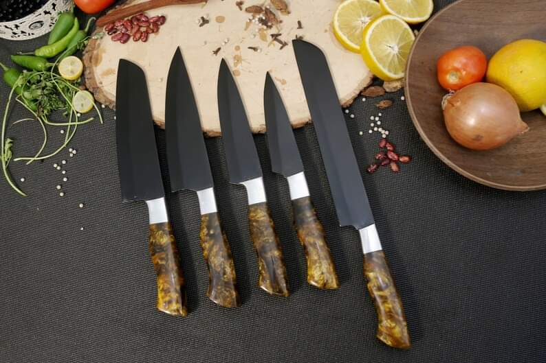Carbon Steel Chef Set Of 5 Piece