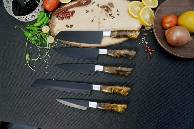 Carbon Steel Chef Set Of 5 Piece