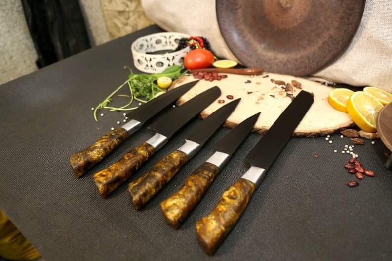 Carbon Steel Chef Set Of 5 Piece