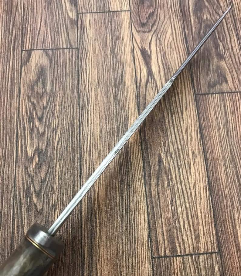 hand forged damascus steel knife