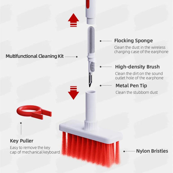 5 In 1 Keyboard & Earphone Cleaner4