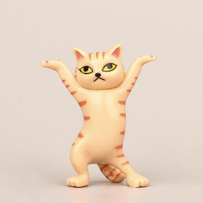 Funny Sassy Dancing Cat Airpod Holder yellow